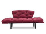 2-Sitzer-Schlafsofa Nitta Maroon