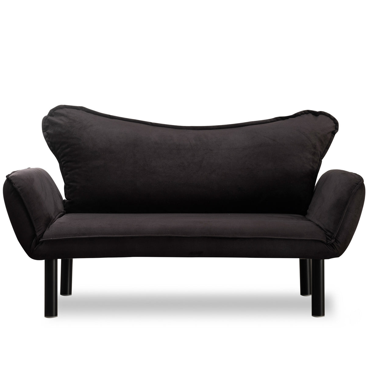 2-Sitzer-Schlafsofa Chatto Schwarz