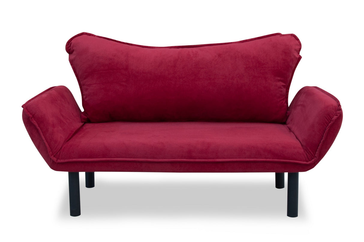 2-Sitzer-Schlafsofa Chatto Maroon