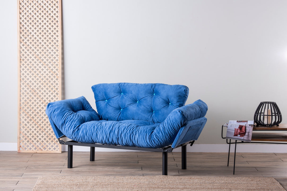 2-Sitzer-Schlafsofa Nitta Blue