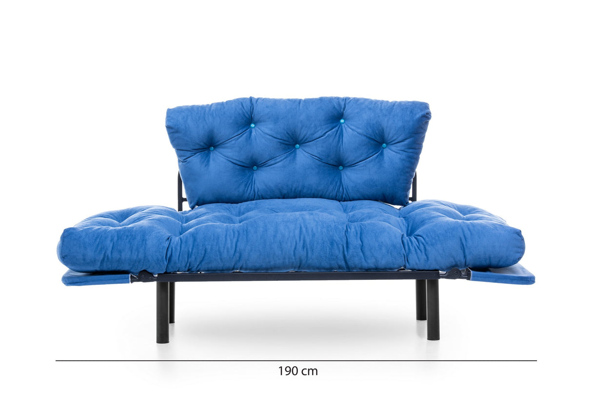 2-Sitzer-Schlafsofa Nitta Blue