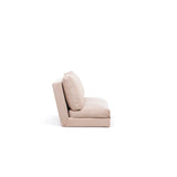 2-Sitzer-Schlafsofa Taida Creme