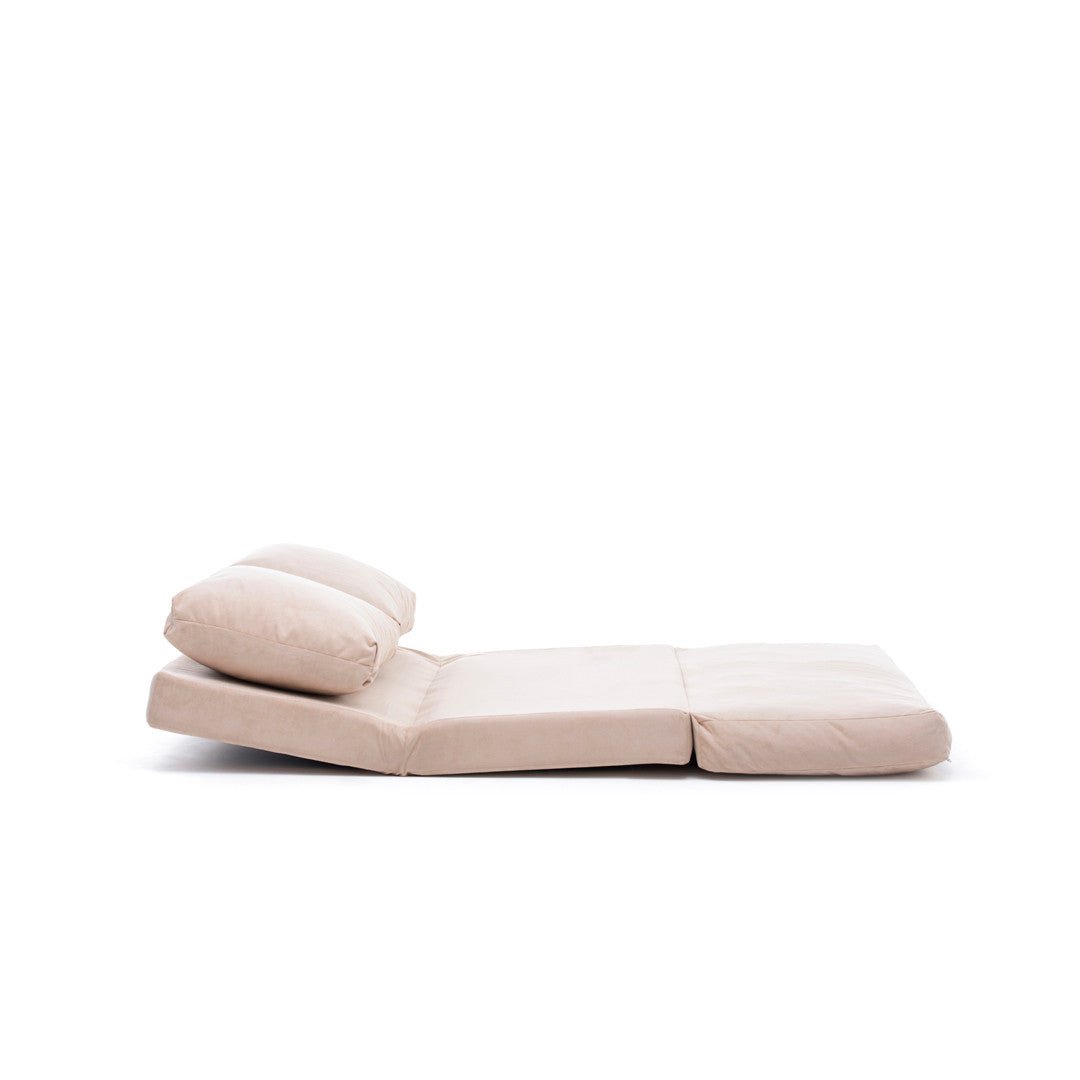 2-Sitzer-Schlafsofa Taida Creme