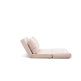 2-Sitzer-Schlafsofa Taida Creme