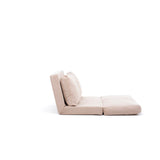 2-Sitzer-Schlafsofa Taida Creme