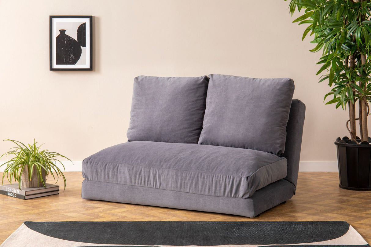 2-Sitzer-Schlafsofa Taida Grey