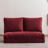 2-Sitzer-Schlafsofa Taida Maroon