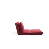 2-Sitzer-Schlafsofa Taida Maroon