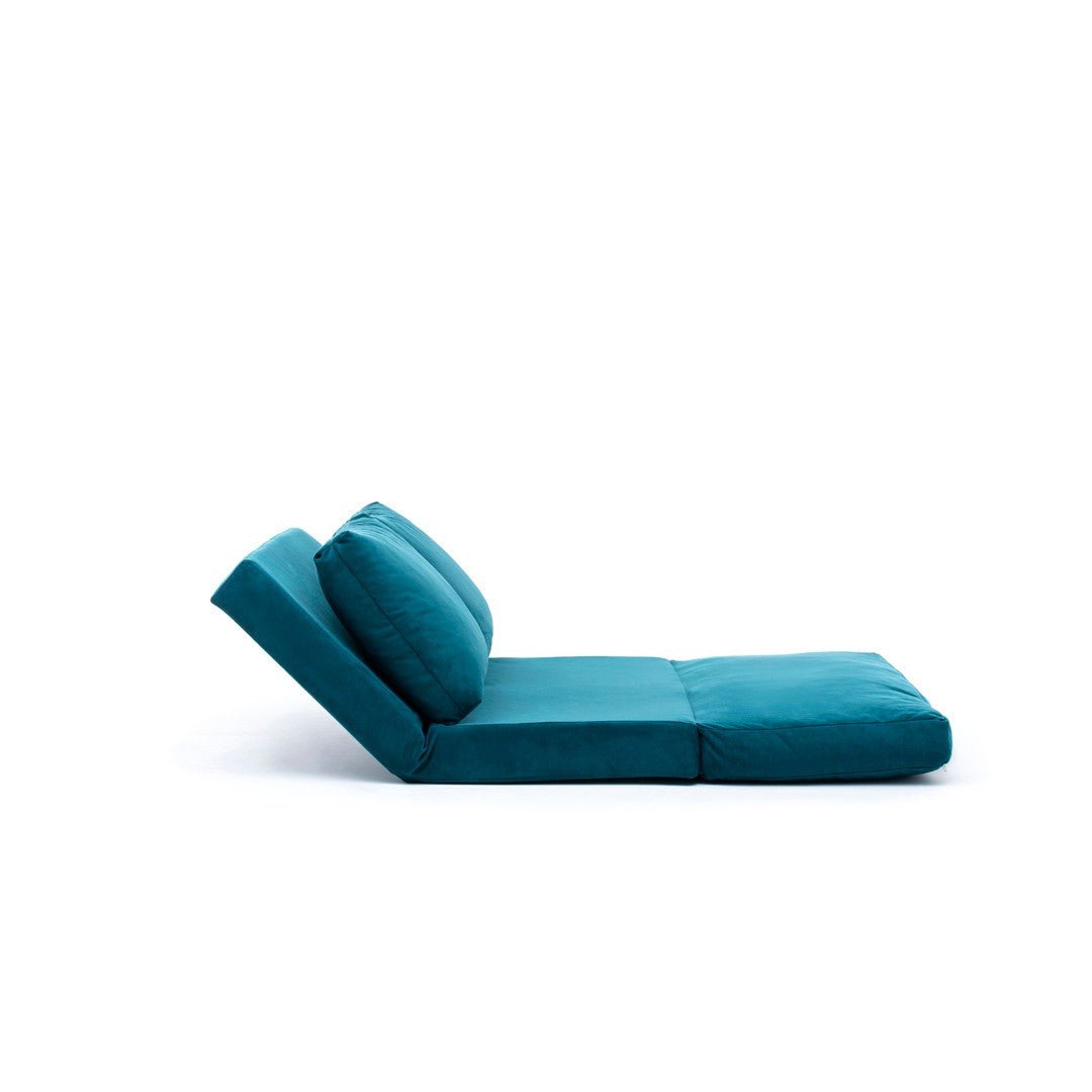 2-Sitzer-Schlafsofa Taida Petrol Green