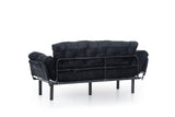 3-Sitzer-Schlafsofa Nitta Triple Schwarz