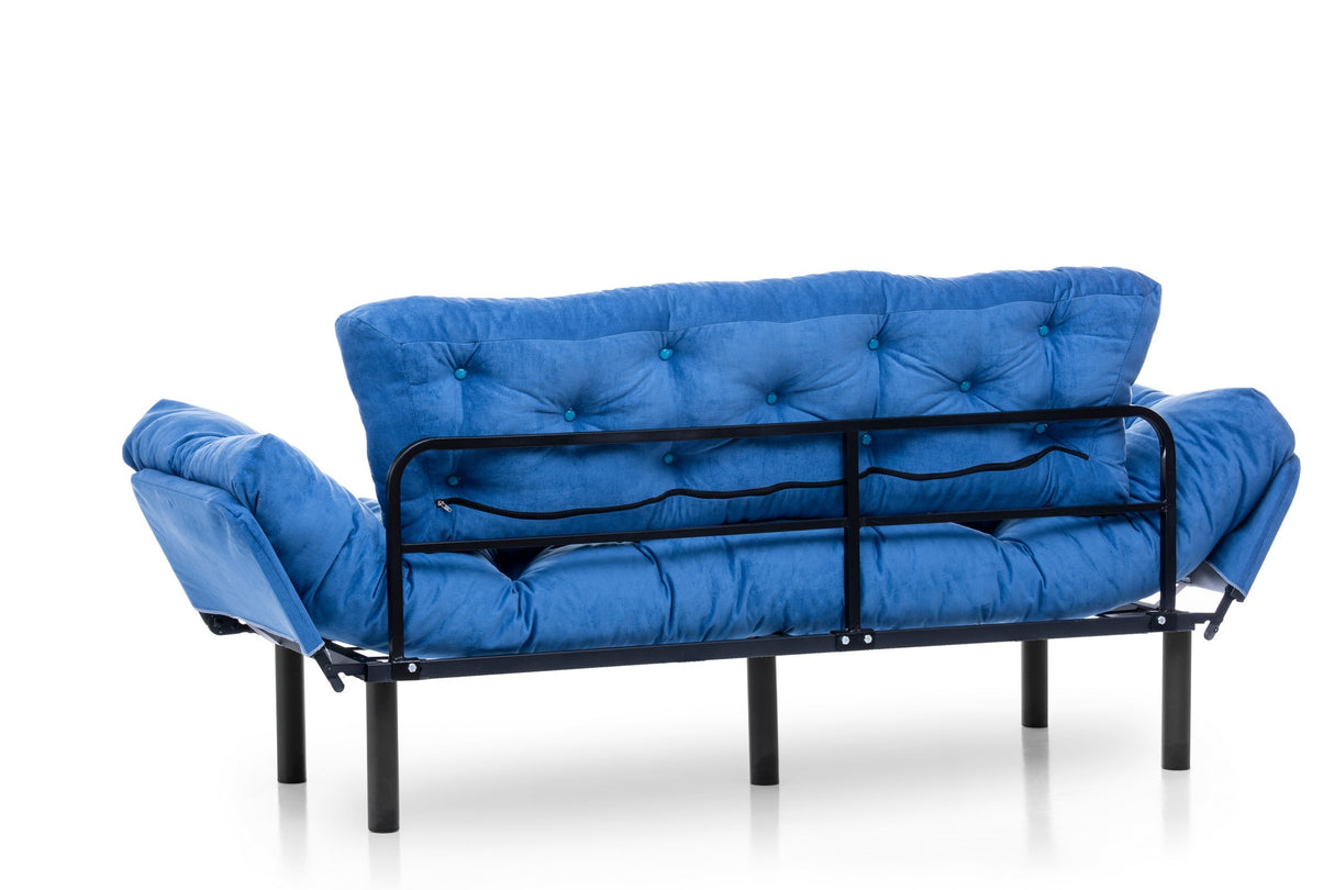 3-Sitzer-Schlafsofa Nitta Triple Blue