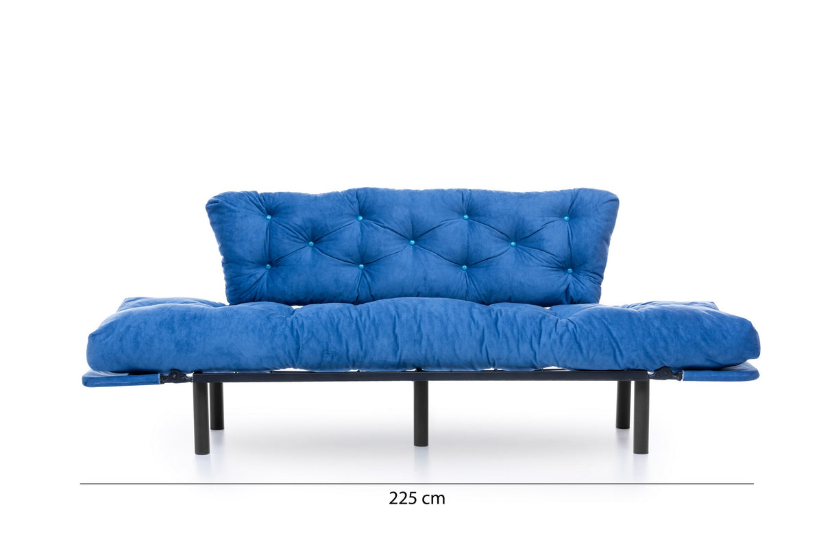 3-Sitzer-Schlafsofa Nitta Triple Blue