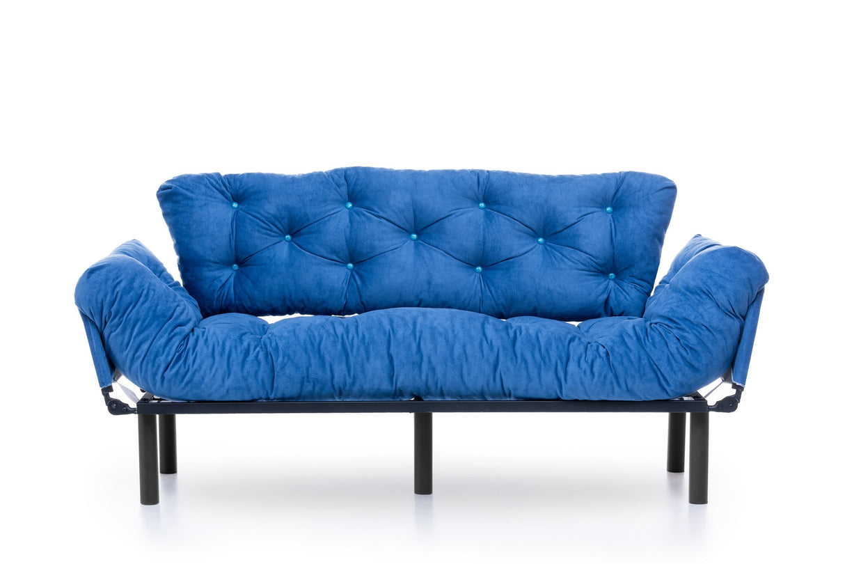 3-Sitzer-Schlafsofa Nitta Triple Blue