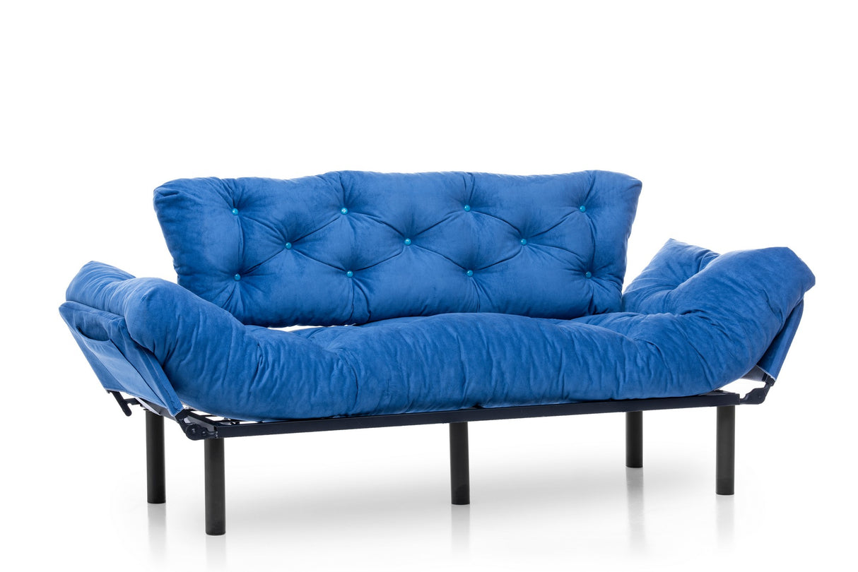 3-Sitzer-Schlafsofa Nitta Triple Blue