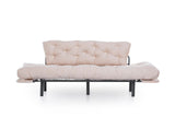 3-Sitzer-Schlafsofa Nitta Triple Cream