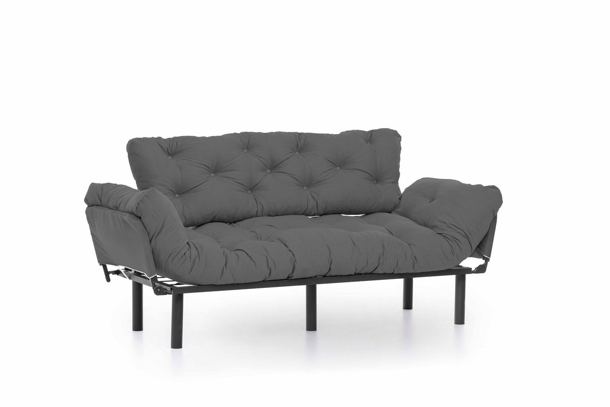 3-Sitzer-Schlafsofa Nitta Triple Grey