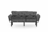 3-Sitzer-Schlafsofa Nitta Triple Grey