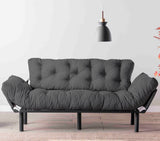 3-Sitzer-Schlafsofa Nitta Triple Grey