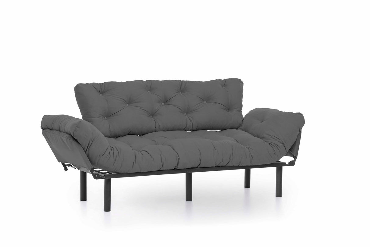 3-Sitzer-Schlafsofa Nitta Triple Grey