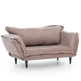 2-Sitzer-Schlafsofa Vino Daybed Nerz