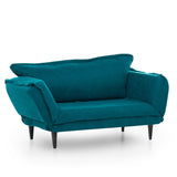 2-Sitzer-Schlafsofa Vino Daybed Petrol Green