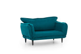 2-Sitzer-Schlafsofa Vino Daybed Petrol Green