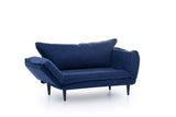 2-Sitzer-Schlafsofa Vino Daybed Marineblau