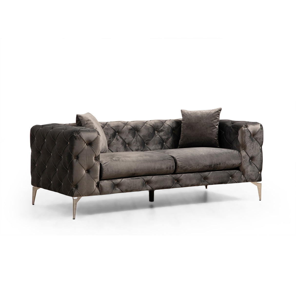 2-Sitzer-Sofa Como Anthrazit