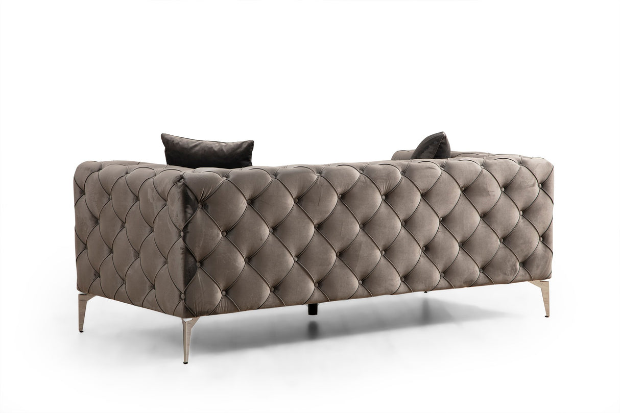 2-Sitzer-Sofa Como Anthrazit