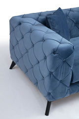 2-Sitzer-Sofa Como Blue