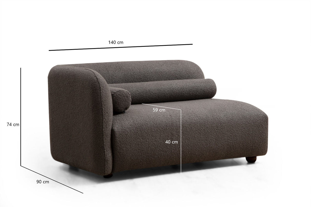 3-Sitzer-Sofa Victoria Grey