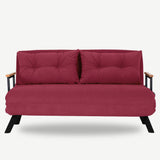 2-Sitzer-Schlafsofa Sando Maroon