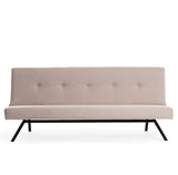 Schlafsofa Zoly 3-Sitzer aus cremefarbenem Stoff – 180 cm – ohne Armlehnen – Zoly