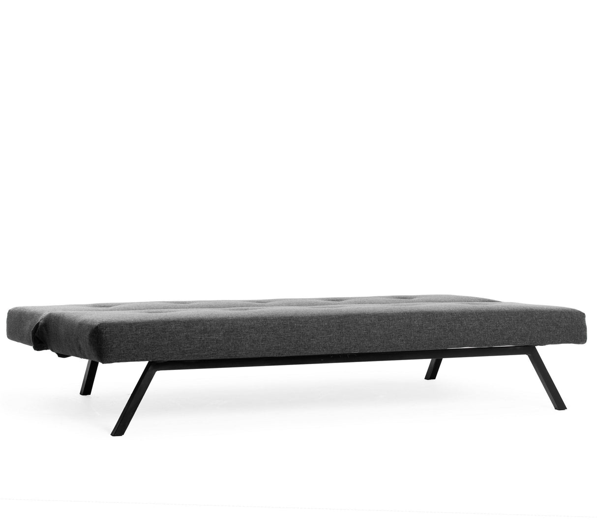 3-Sitzer Schlafsofa Zoly Anthrazit Stoff - 180 cm - Ohne Armlehnen - Gepolstert 