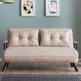 2-Sitzer-Schlafsofa Sando Creme