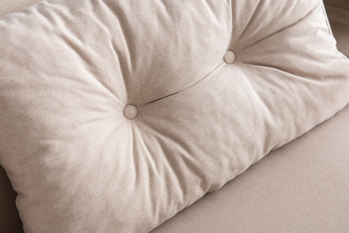 2-Sitzer-Schlafsofa Sando Creme