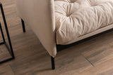 3-Sitzer-Schlafsofa Renge Creme