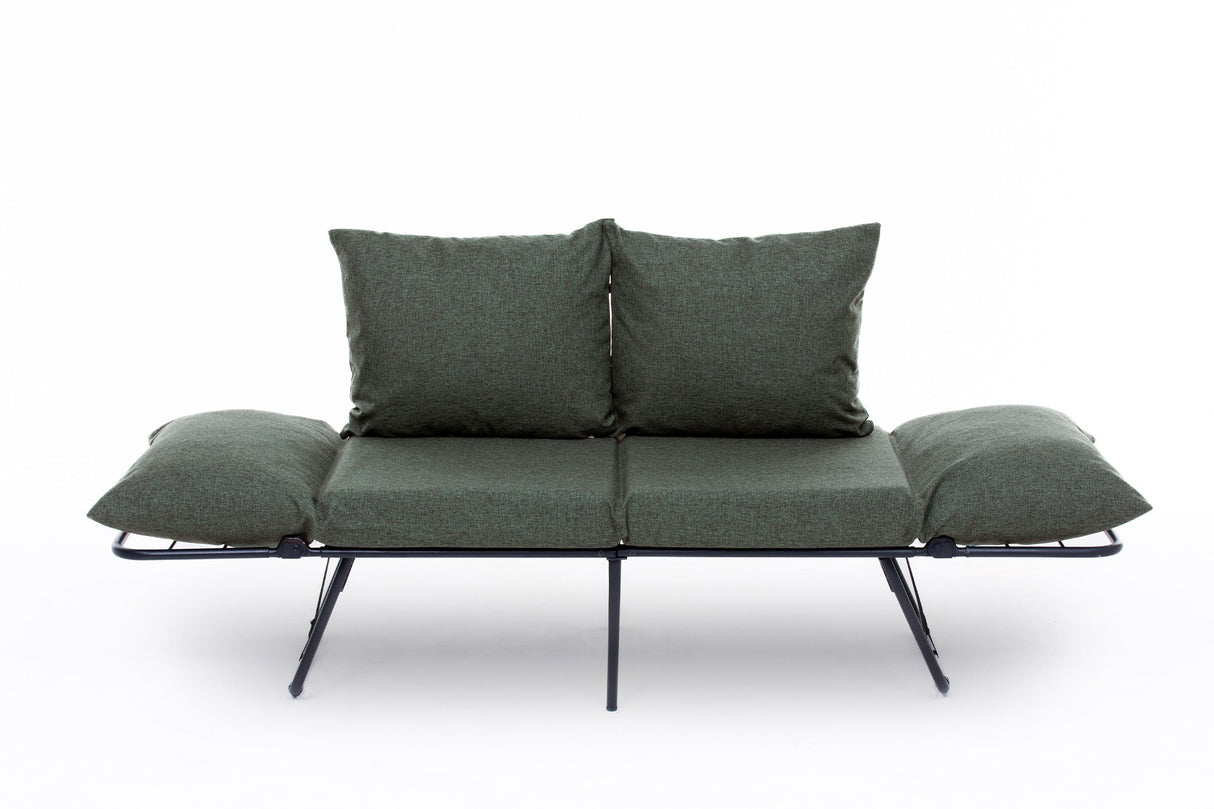 2-Sitzer-Schlafsofa Viper Green