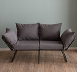 2-Sitzer-Schlafsofa Viper Grey