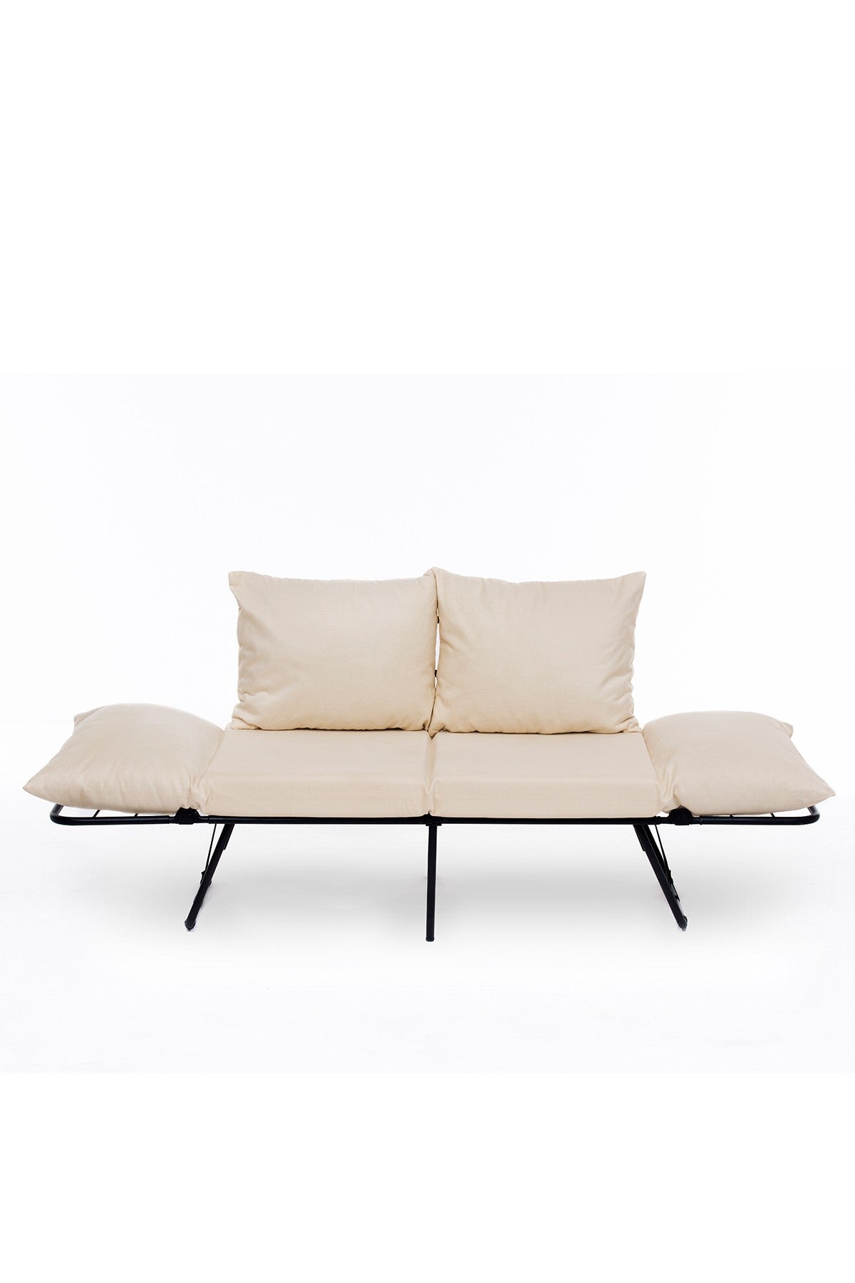 2-Sitzer-Schlafsofa Viper Light Cream