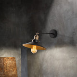 Wandlamp Zwart Goud Metaal Forge