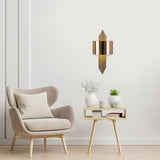 Wandlamp 1-lichts Brons Goud Metaal Andes