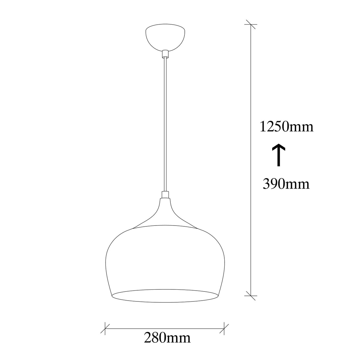 Hanglamp Koperkleurig Metaal Forge