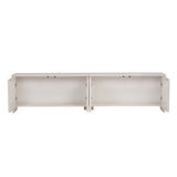 Aurelia TV-Schrank creme 180 cm Melaminbeschichtetes Holz