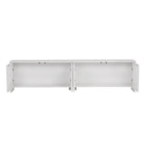 Aurelia TV-Schrank weiß 180 cm Melaminbeschichtetes Holz