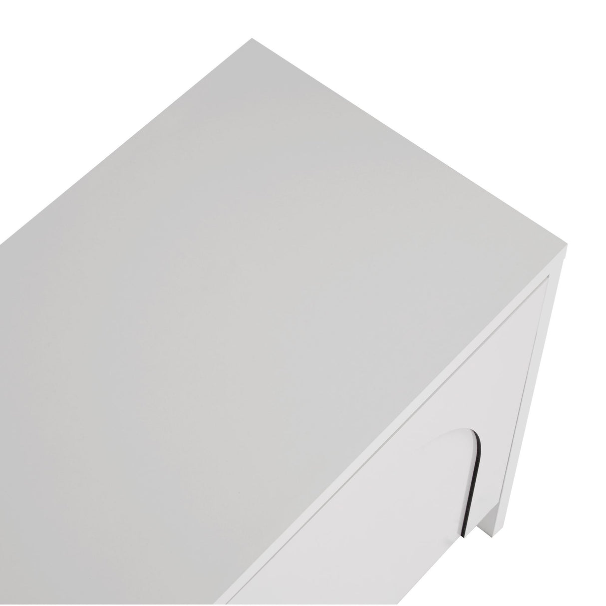 Aurelia TV-Schrank weiß 180 cm Melaminbeschichtetes Holz
