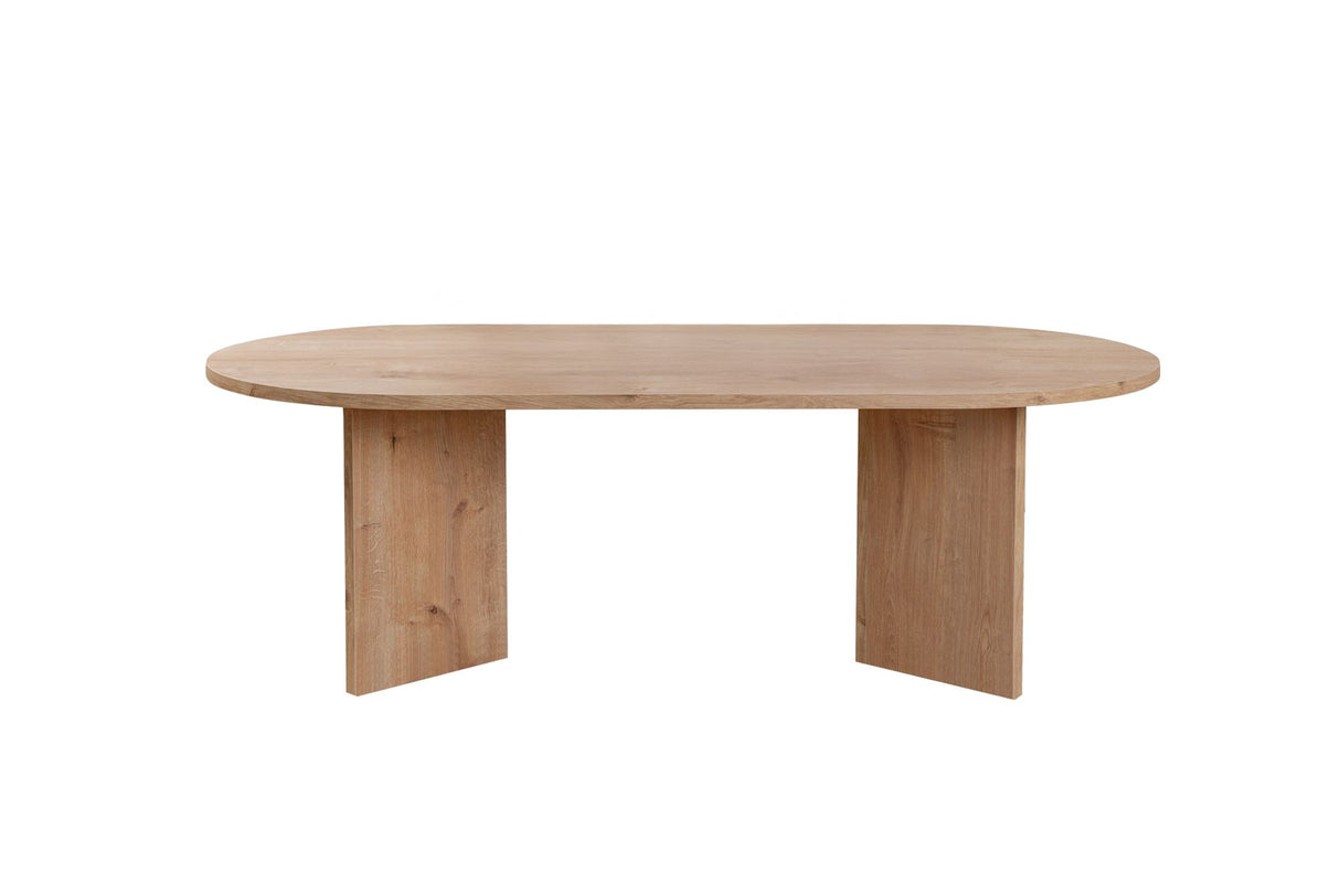 Ovaler Couchtisch Sapphire Eichenholzoptik Sabla - 119x60 