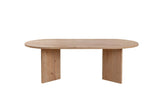 Ovaler Couchtisch Sapphire Eichenholzoptik Sabla - 119x60 