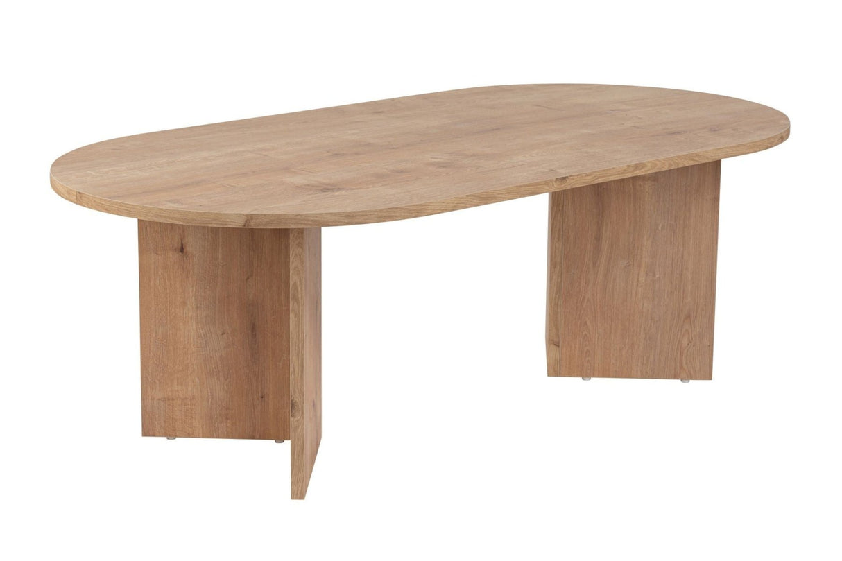 Ovaler Couchtisch Sapphire Eichenholzoptik Sabla - 119x60 