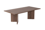 Rechteckiger Couchtisch Siban Walnussholzoptik - 119x60 cm 
